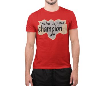 The League Champion - Red - Printed - Sports cool Men's T-shirt