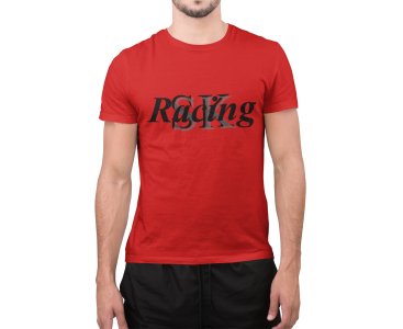 Racing King - Red - Printed - Sports cool Men's T-shirt