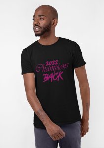 Champions Back 2022 - Black - Printed - Sports cool Men's T-shirt