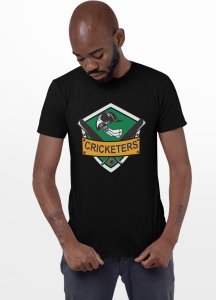 Cricketers-Small Balls - Black - Printed - Sports cool Men's T-shirt