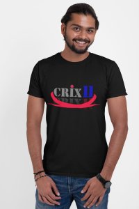 Crix 11 - Black - Printed - Sports cool Men's T-shirt