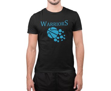 Warriors - Black - Printed - Sports cool Men's T-shirt
