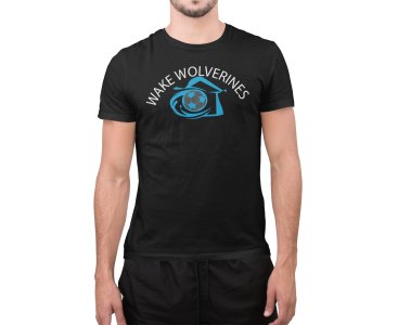 Wake Wolverines - Black - Printed - Sports cool Men's T-shirt