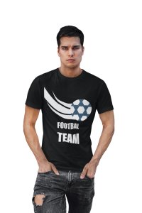 Football Team -Black - Printed - Sports cool Men's T-shirt