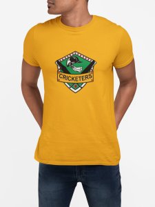 Cricketers - Yellow - Printed - Sports cool Men's T-shirt