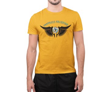 Slam Style - Yellow - Printed - Sports cool Men's T-shirt