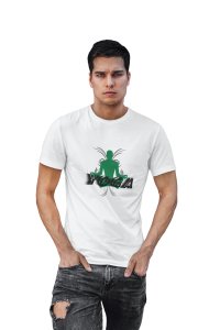Yoga Meditating man illustration - White - Comfortable Yoga T-shirts for Yoga Printed Men's T-shirts White