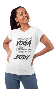The Nature Of Yoga-Clothes for Yoga Lovers - Suitable For Regular Yoga Going People - Foremost Gifting Material for Your Friends