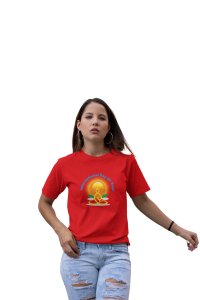 International Day Of Yoga-Red-Clothes for Yoga Lovers- Red - Suitable For Regular Yoga Going People - Foremost Gifting Material for Your Friends