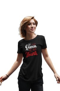 Queen of All Hearts Cute FancyPrinted T-Shirts