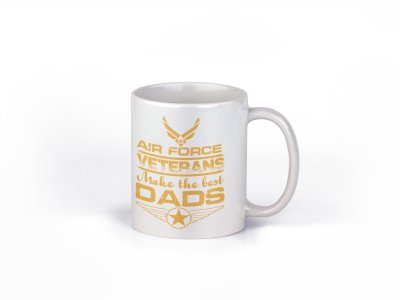 Air force veterans- family themed printed ceramic white coffee and tea mugs/ cups