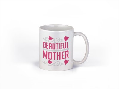 Beautiful mother- family themed printed ceramic white coffee and tea mugs/ cups