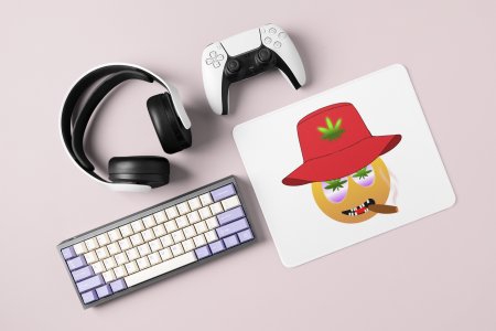 Thug Emoji- Emoji Printed Mousepad For Emoji Lovers