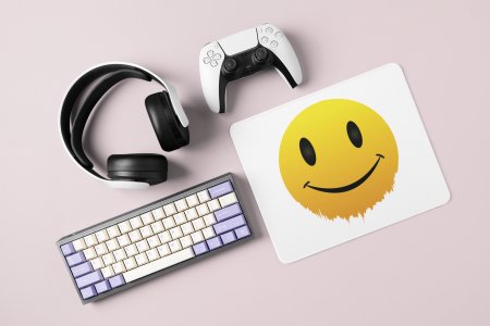 Faded Smile Emoji- Emoji Printed Mousepad For Emoji Lovers