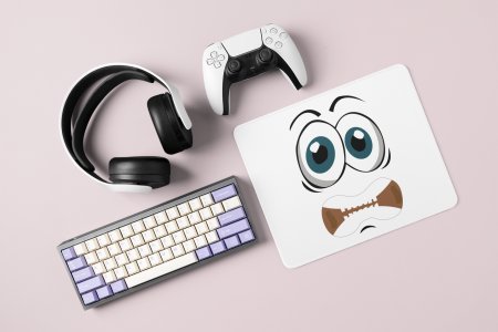 Teeth Blocked Emoji- Emoji Printed Mousepad For Emoji Lovers