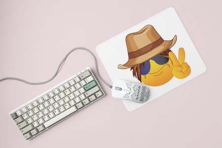 Say Cheese Printed Emoji- Emoji Printed Mousepad For Emoji Lovers