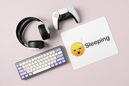Sleeping Emoji- Emoji Printed Mousepad For Emoji Lovers
