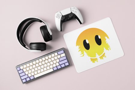 Dissappearing Emoji- Emoji Printed Mousepad For Emoji Lovers