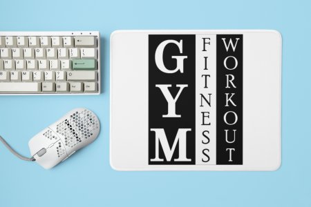 Gym, Fitness, Workout - Printed Mousepads For Gym Lovers