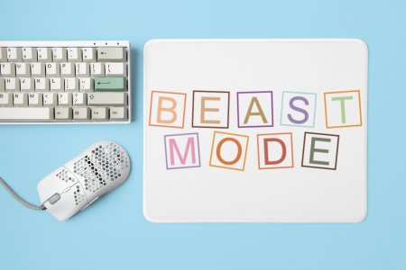 Beast Mode - Printed Mousepads For Gym Lovers