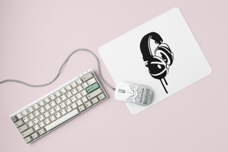 Headphone base Printed Mousepads For Music Lovers
