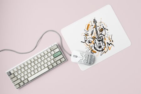 Guitar Printed Mousepads For Music Lovers