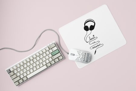 Lost In Music Printed Mousepads For Music Lovers