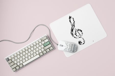 Musical note Printed Mousepads For Music Lovers