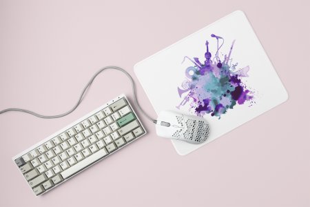 Musical instrument Printed Mousepads For Music Lovers