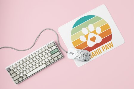 Grand paw -printed Mousepads for pet lovers