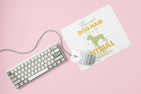 Pitbull glitter -printed Mousepads for pet lovers