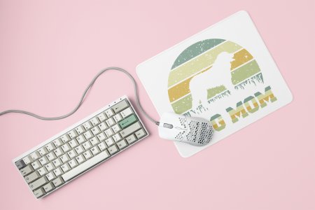 Dog mom -printed Mousepads for pet lovers