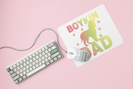 Boykin dad -printed Mousepads for pet lovers