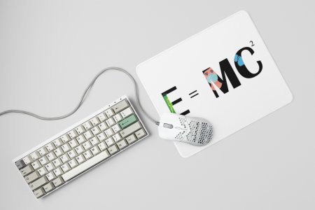 E=MC2 - Printed Mousepads For Mathematics Lovers
