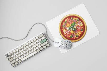 Pizza- Printed Mousepads For Mathematics Lovers