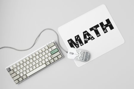 Math, Symbols In Between- Printed Mousepads For Mathematics Lovers