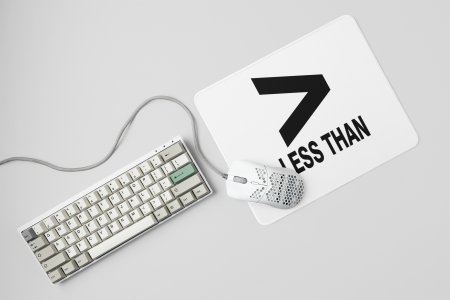 Less Than - Printed Mousepads For Mathematics Lovers