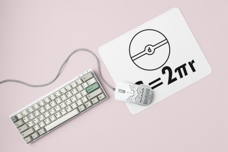 C=2pieR - Printed Mousepads For Mathematics Lovers