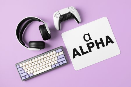 Alpha - Printed Mousepads For Mathematics Lovers