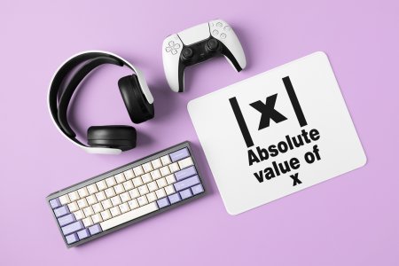 Absolute value of X IxI - Printed Mousepads For Mathematics Lovers