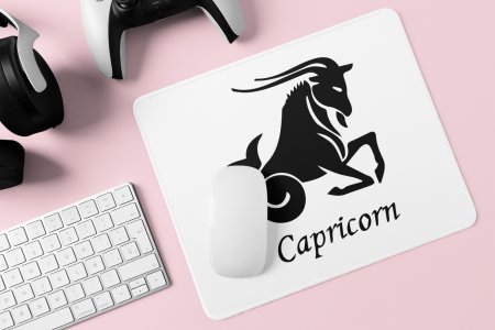Capricorn symbol - Zodiac Sign Printed Mousepads For Astrology Lovers