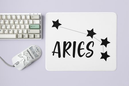 Aries stars - Zodiac Sign Printed Mousepads For Astrology Lovers