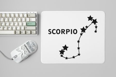 Scorpio stars - Zodiac Sign Printed Mousepads For Astrology Lovers
