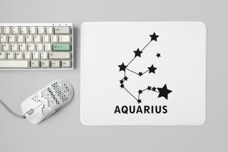 Aquarius stars - Zodiac Sign Printed Mousepads For Astrology Lovers