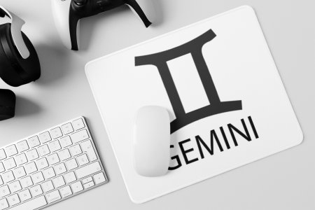 Gemini - Zodiac Sign Printed Mousepads For Astrology Lovers