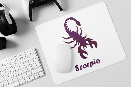 Scorpio, Pisces, Intense couple - Zodiac Sign Printed Mousepads For Astrology Lovers