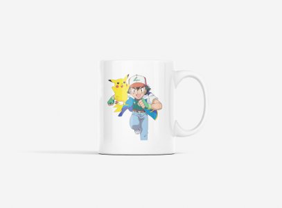 Ash running - Printed animated creature Mug