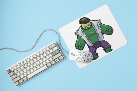 Hulk - Printed animated creature Mousepads