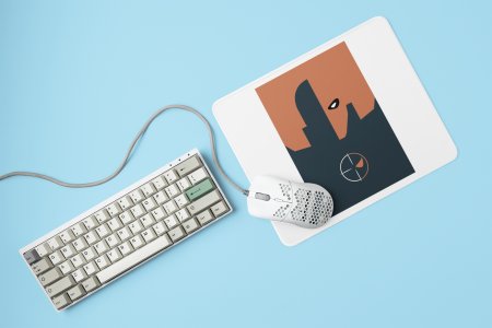 Deathstroke - Printed animated creature Mousepads