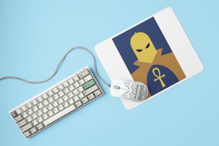 Doctor Fate - Printed animated creature Mousepads